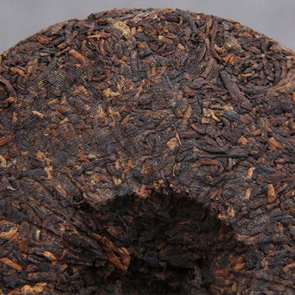 100g Ripe Pu-erh Tea Golden Bud Mini Compressed Tea Cake Yunnan Seven Sons