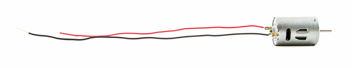 High Torque 9V DC Motor with Wire Leads Attached (1.48" Length x 1.08" Diameter)