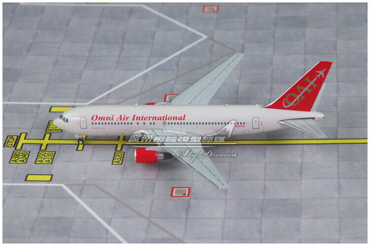 1:400 JC Wings Omni Air BOEING 767-200ER Passenger Airplane Diecast Plane Model