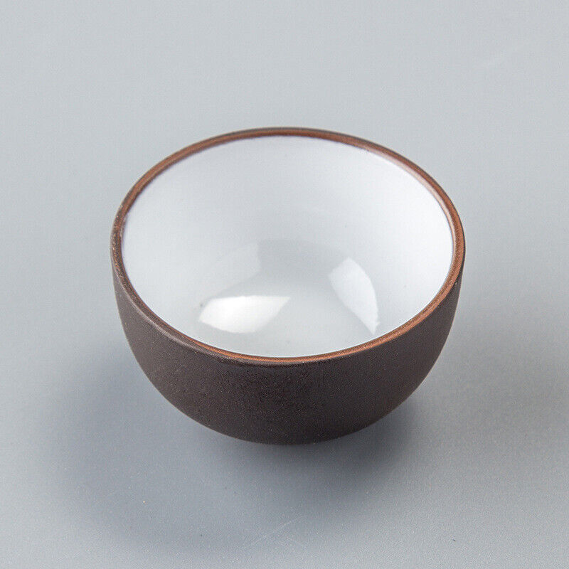6pcs/lot Chinese tea cup 25ml marked porcelain purple clay small cup ceramic cup
