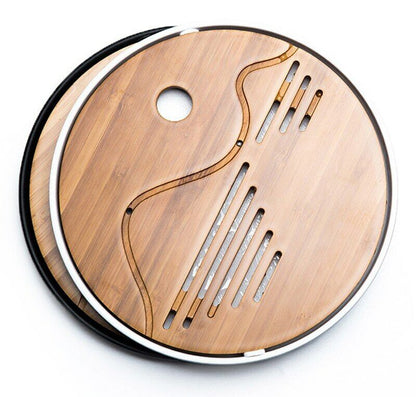 Kung Fu Natural Wood Bamboo Tray Traditional Chinese Bamboo Tea Room Board Table