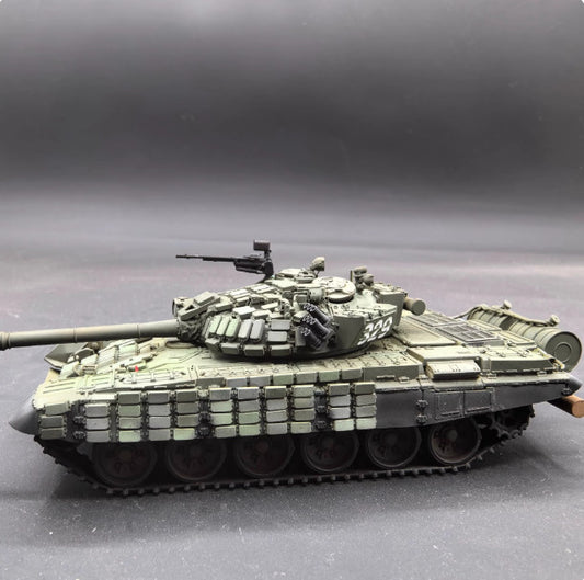 3D Printed Model 1/72 Russian T72B1 Tank Model Finished Product