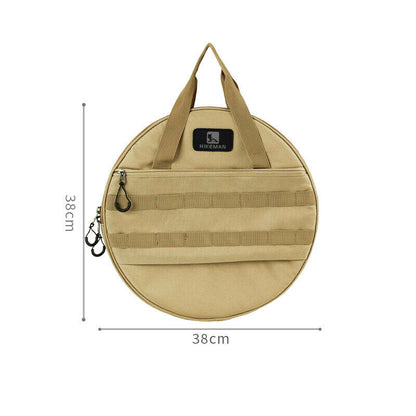Camping Cast Iron Pot Outdoor Barbecue Pan Storage Bag Tote Bag Portable Handbag