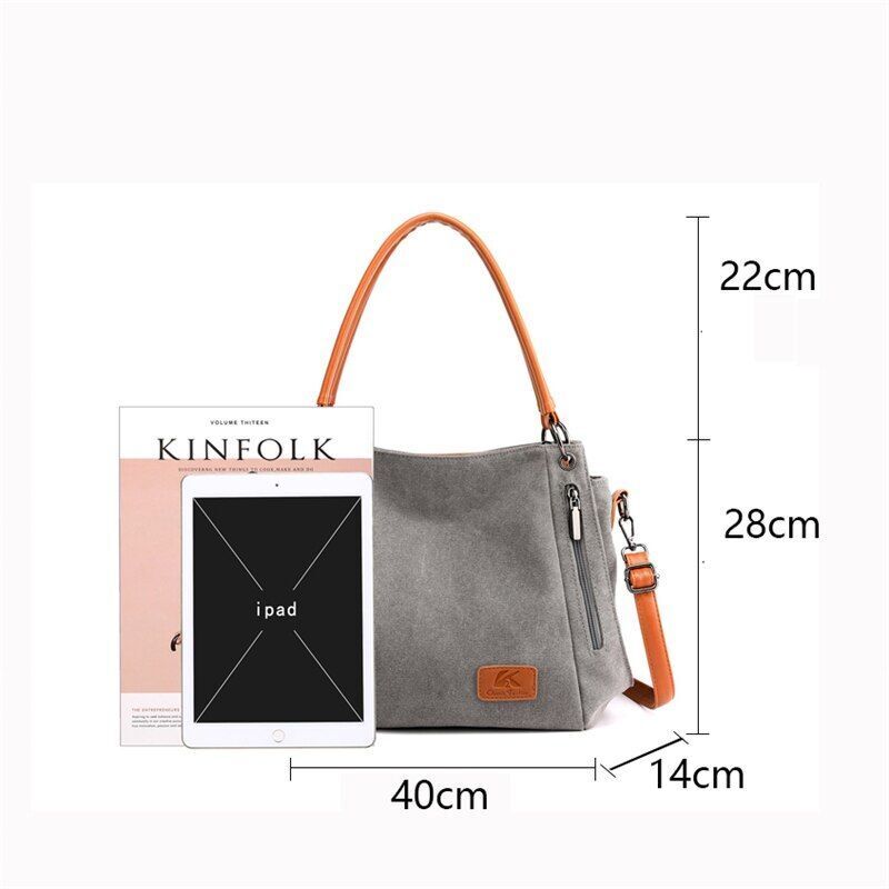 Luxury Bag Shoulder Crossbody Purse Canvas Messenger Purse Handbag Polyester