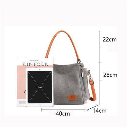 Luxury Bag Shoulder Crossbody Purse Canvas Messenger Purse Handbag Polyester