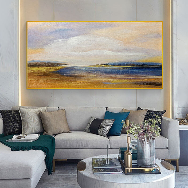 Pure Hand-painted Abstract Living Room Wall Decoration Hanging Picture Bedroom
