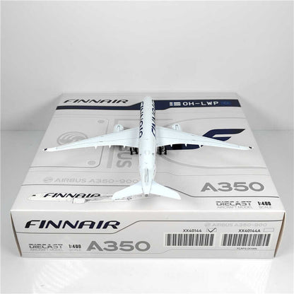 1:400 JC Wings FINNAIR AIRBUS A350-900 Passenger Airplane Diecast Model