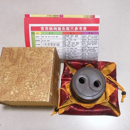 Yixing Handmade Moxa Purple Sand Eight Diagrams Moxibustion Pot Wormwood Tool 艾灸