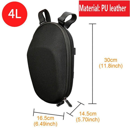 Universal Electric Scooter Handle Bag EVA Hard Shell 3-5L Bicycle 320x180x135 mm
