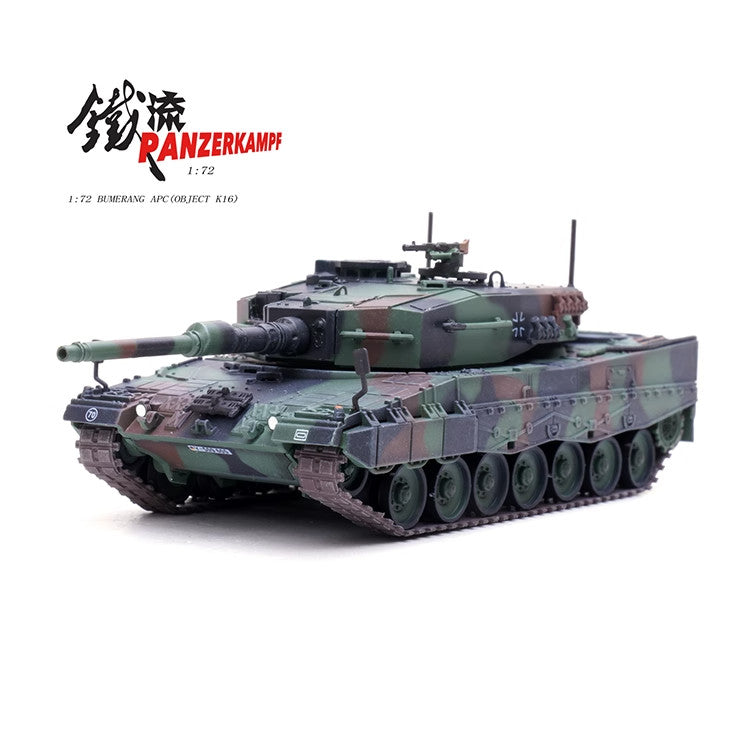 Panzerkampf 1/72 Germany Leopard 2A4 Main Battle Tank Camouflage Alloy Model