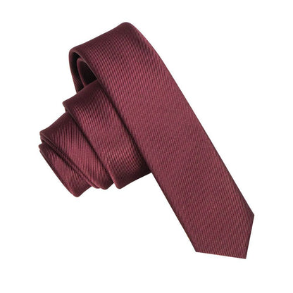 Men Casual Necktie 4cm Silk Solid Twill Ties Classic Women Lounge Suit Accessory