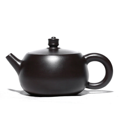 Chinese Yixing Zisha Pottery Teapot Tea Pot Black Zhu Clay Master Pot Marked Pot