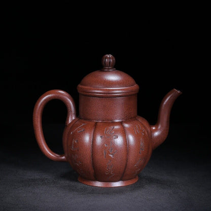 Chinese Yixing Zisha Clay Handmade Exquisite Teapot （酒壶 底款：福记）