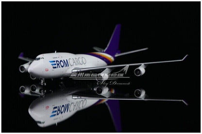1:400 JC Wings ROM CARGO BOEING 747-400 Freighter Diecast Plane Aircraft Model
