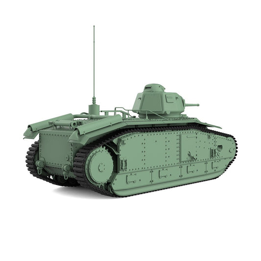 SSMODEL SS72651 1/72 25mm Military Model Kit France B1 Heavy Tank (Phase II)