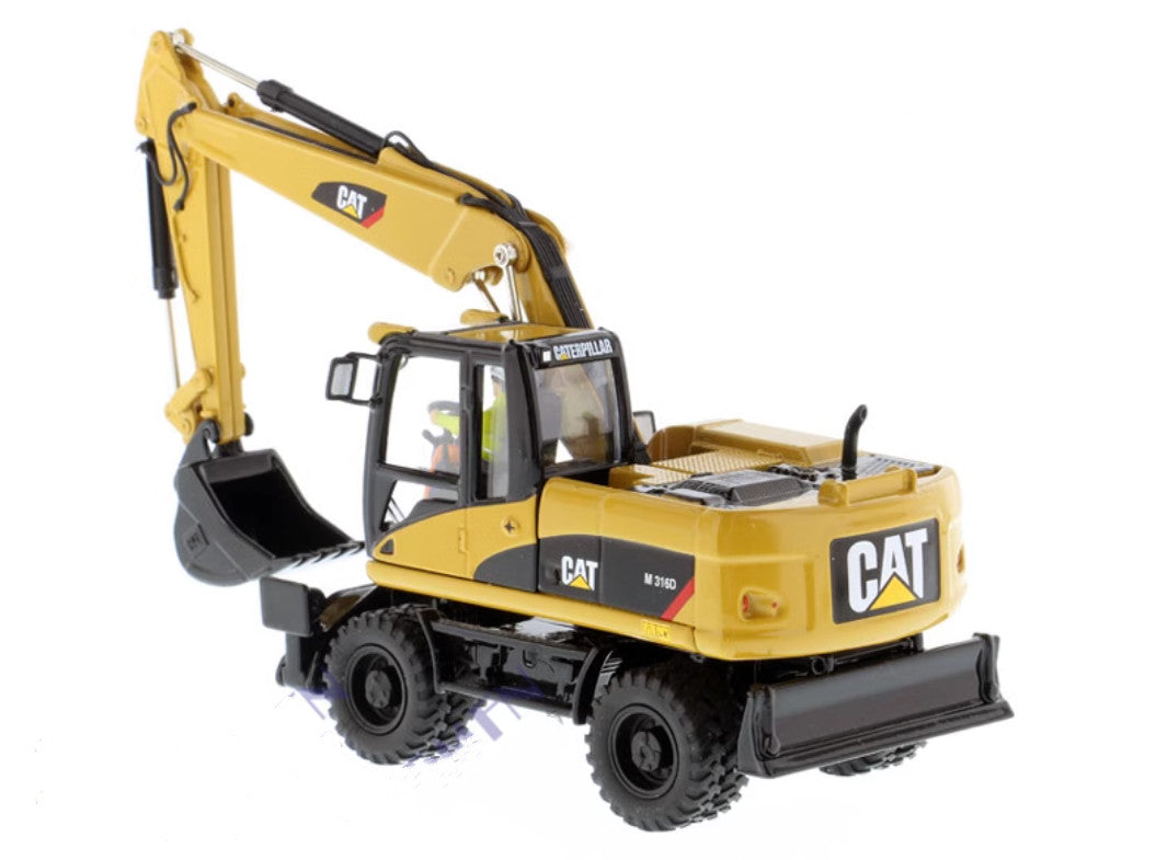 1:50 DM M316D Wheel Excavator Construction Machine Equipment Diecast Model