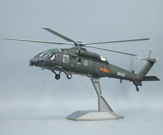 1:40 49CM AVIC Z-20 Armed Helicopter Airplane Diecast Military Aircraft Model