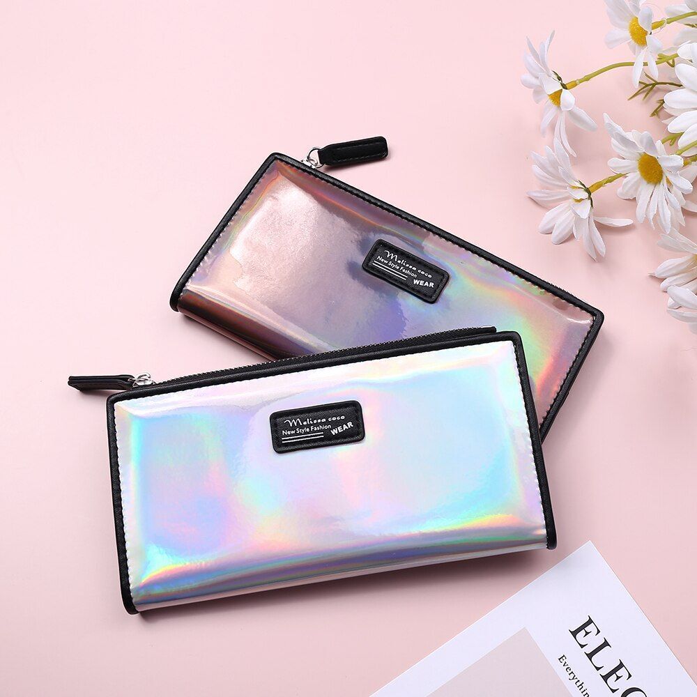 Women Wallet Fashion Long Zipper Coin Purse Money Bag Credit Card Holder Clutch
