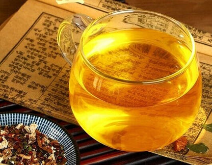 Natural healthy herbal tea contains gardenia tea to assist in uric acid excretion-