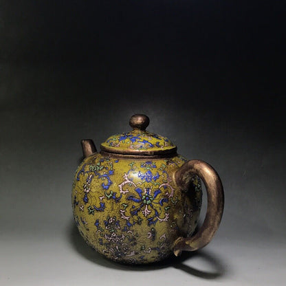 Chinese Yixing Zisha Clay Handmade Exquisite Teapot（圆壶 底款：如图）