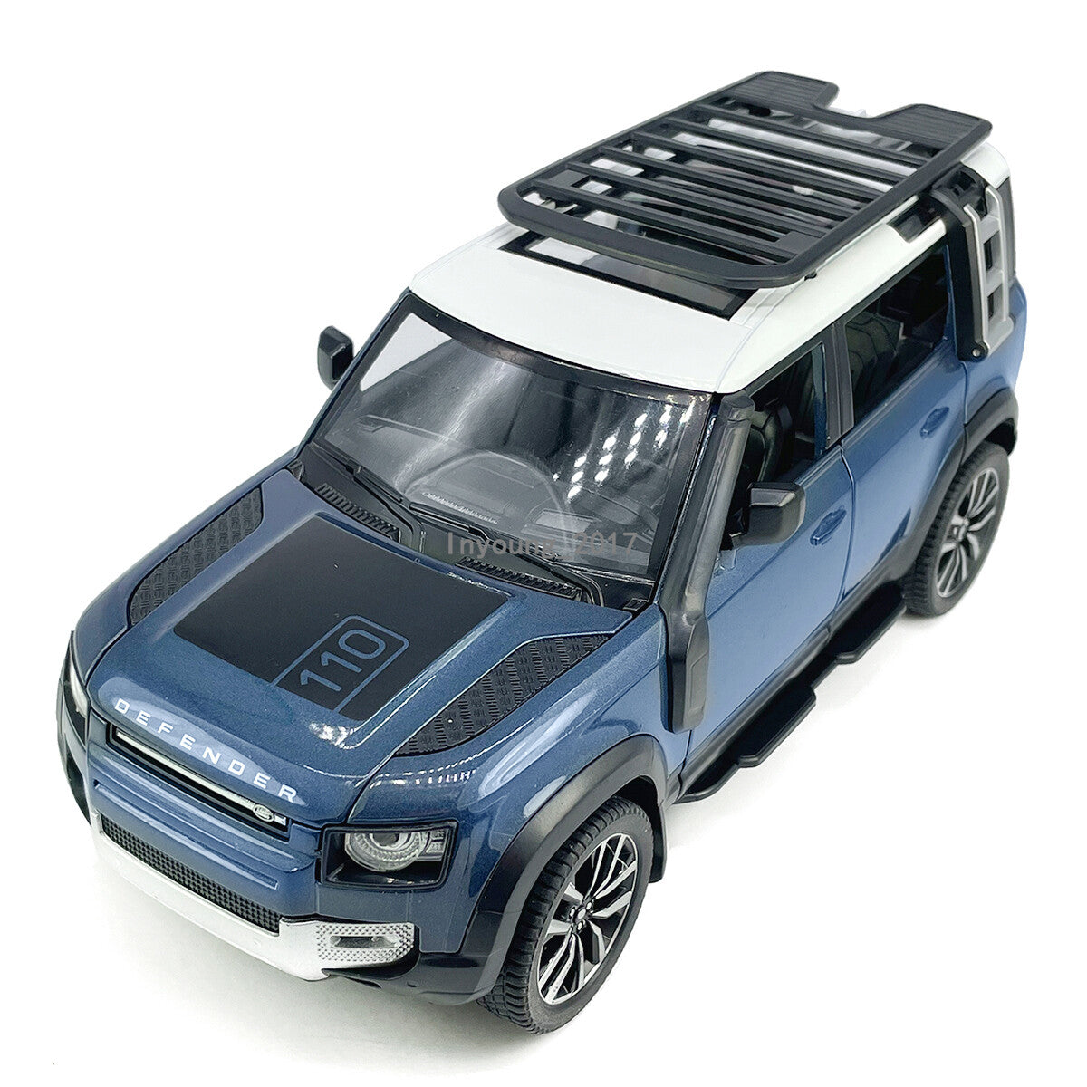 1/24 Land Rover Defender 110 Model Car Diecast Toy Cars Boys Toys Kids Gift Blue