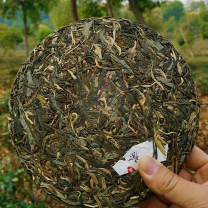 Pu'er Cha Tea Cake 357g Yunnan Green Tea Zhonghong India Mengku Spring Tea