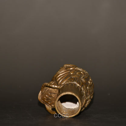 Chinese Retro Bronze Eagle Headcane Walking Stick Head Handle Accessories