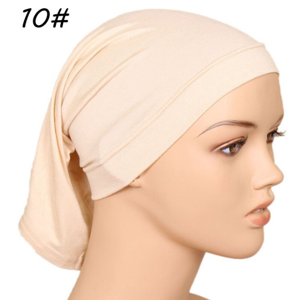 Muslim Head scarf Inner Hijab Caps Islamic Underscarf Ninja Scarf hat Unisex