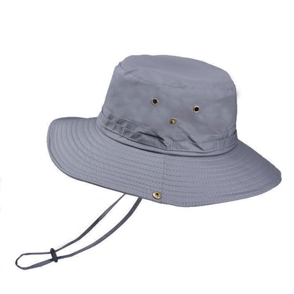 Sun Hat UV Protection Wide Brim Breathable Bucket Cap Summer Fishing Men Women