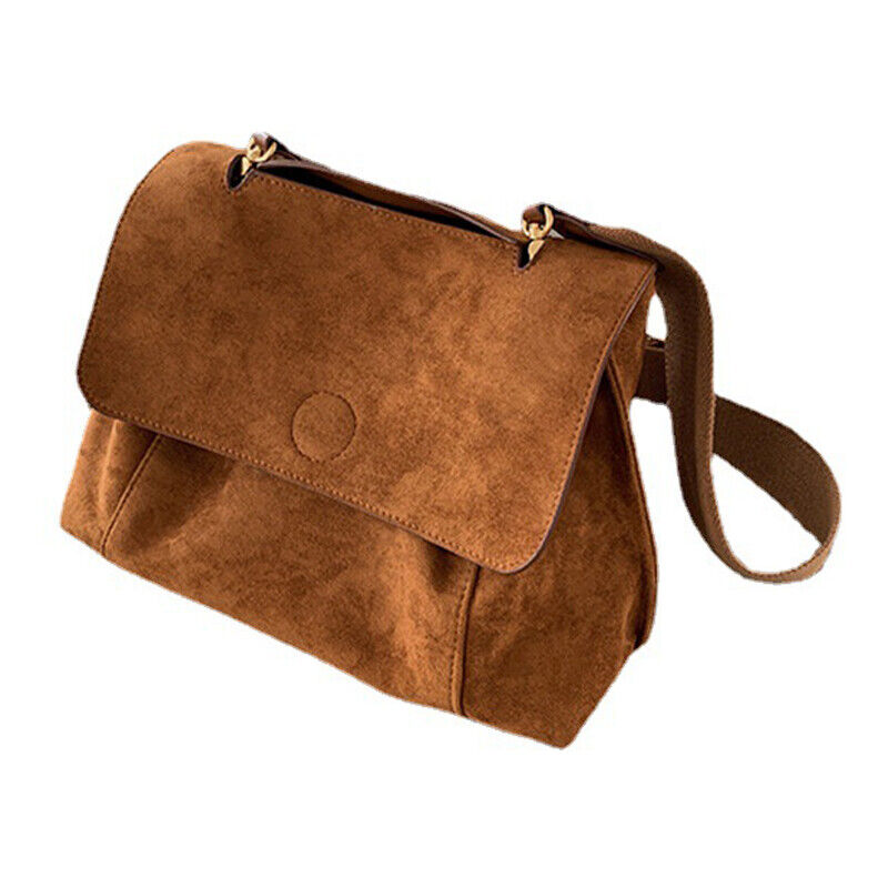 Women's Crossbody Messenger Bag Handbag Purse Vintage Leather Flip Shoulder Bag