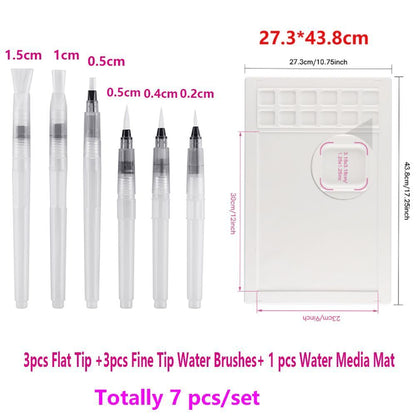Craft Mat Non-Stick Silicone Media Acrylic Painting Watercolor Ink Blending Tool
