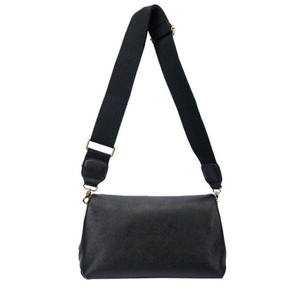 Celela Women Fashion Classic Clutch Wide Strap Crossbody Handbag Purse Bags