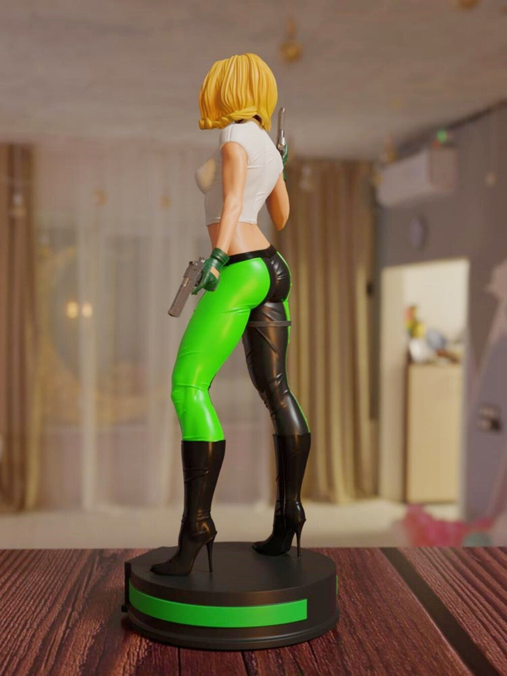 1/24 resin figures model Comic Dangerous Girl 3D Printing Unassembled Unpainted