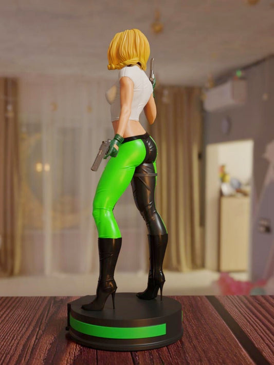 1/24 resin figures model Comic Dangerous Girl 3D Printing Unassembled Unpainted