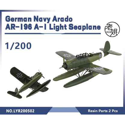 Yao's Studio LYR200502 1/200 Model German Navy Arado AR-196 A-1 Light Seaplane