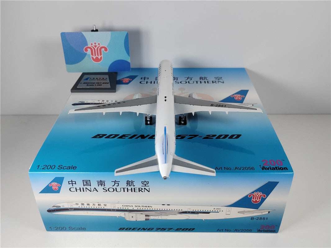 1:200 Aviation CHINA SOUTHERN BOEING B757-200 Airplane Diecast Plane Model