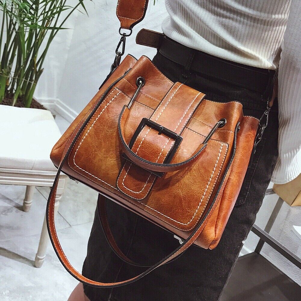 Women's Ladies Vintage Handbag Tote Shoulder Bags Boho Crossbody Purse Satchel