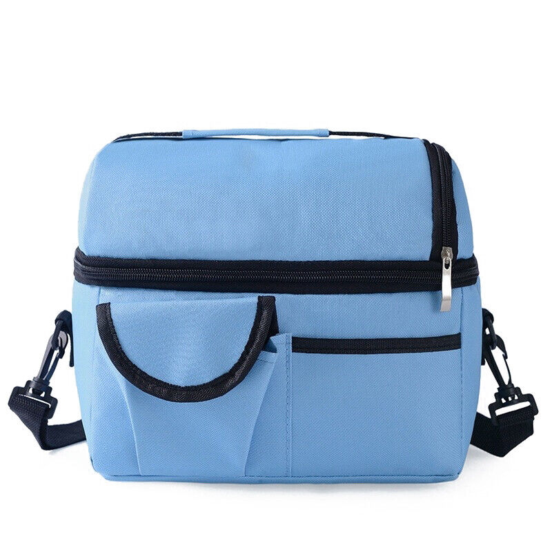 Insulation Pack Lunch Bag Double-layer Fresh-keeping Bag Picnic Pouch Ice Pack ಇ