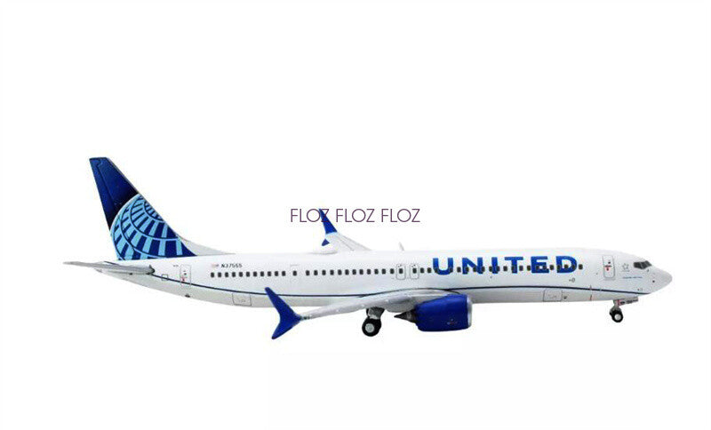 GeminiJets for United Airlines for Boeing B737 MAX9 N37555 1:400 Aircraft Model