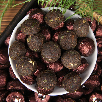 500g Ripe Pu'er Yunnan Glutinous Aroma Mini Solid Small Tuocha Compressed Tea