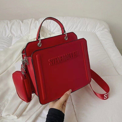 Fashion Square Bag Women's High-Quality Shoulder Handbag Crossbody Messenger Bag