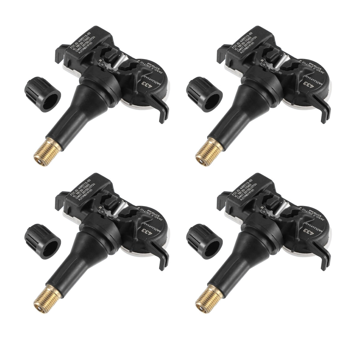 Professional 4 Pack 68313387AA TPMS Sensor For Jeep Grand Cherokee Dodge Durango