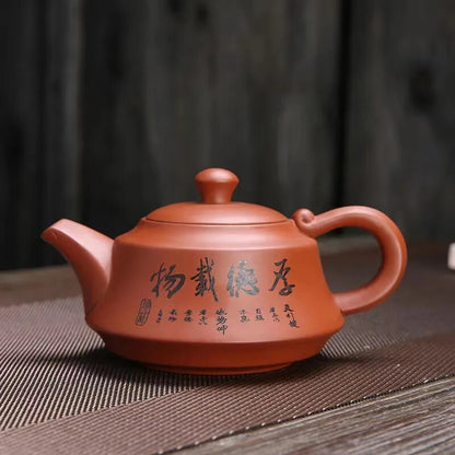 Yixing Teapot Tea Pot Filter Xishi Pot Beauties Handmade Purple Clay Teaware