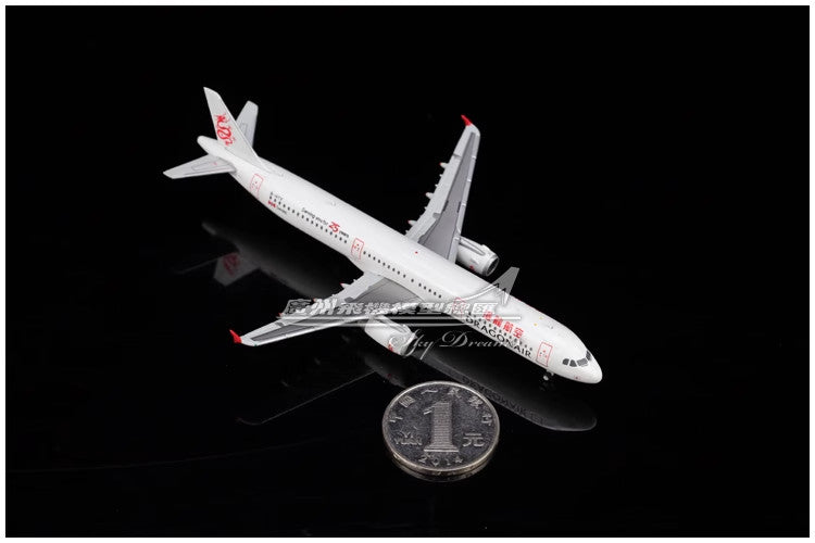 1:400 JC Wings DRAGONAIR AIRBUS A321 Passenger Airplane Diecast Aircraft Model