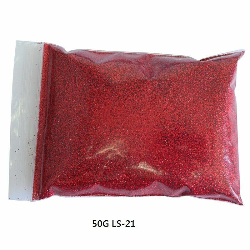 50G/Bag Holographic Glitter Nail Art Decoration Powder Pigment Laser Dust Sequin