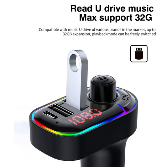 Coche Bluetooth Mp3 Inalambrico Autos kits para Adaptador de Radio Transmisor FM
