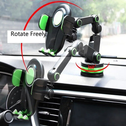 Soporte Sostenedor de Telefono Sujetador para Auto Coche de Brazo Largo Fuerte