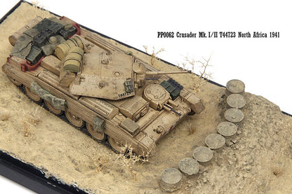 for S-MODEL Crusader Mk.I/II T44723 North Africa 1941 1:72 Tank Pre-built Model