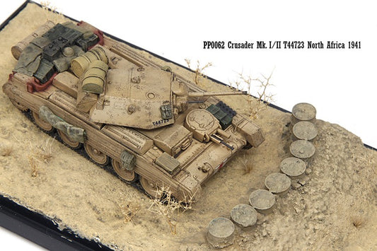 for S-MODEL Crusader Mk.I/II T44723 North Africa 1941 1:72 Tank Pre-built Model