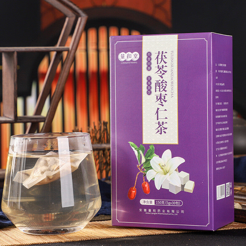 Poria Cocos Jujube Kernel Tea - Anshu Herbal Tea - 150g / 30 Bags